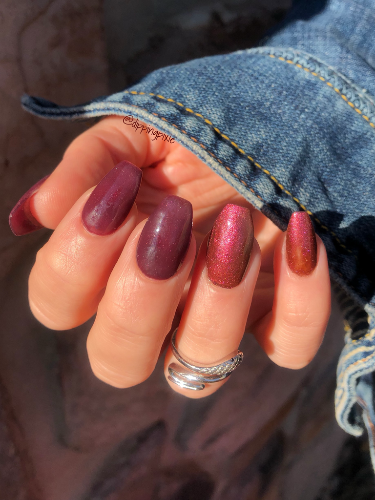 Pomegranate Sangria Red Nail Dip Powder Autumn Aesthetic Collection –  Dipnotic Nails